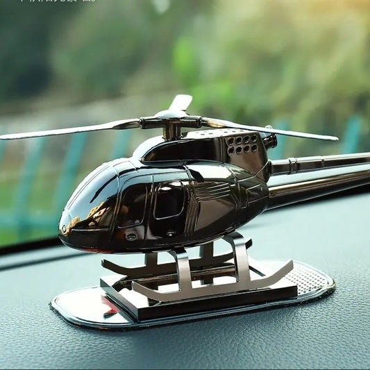 Car Solar Air Freshener Automatic Rotation Dashboard Helicopter